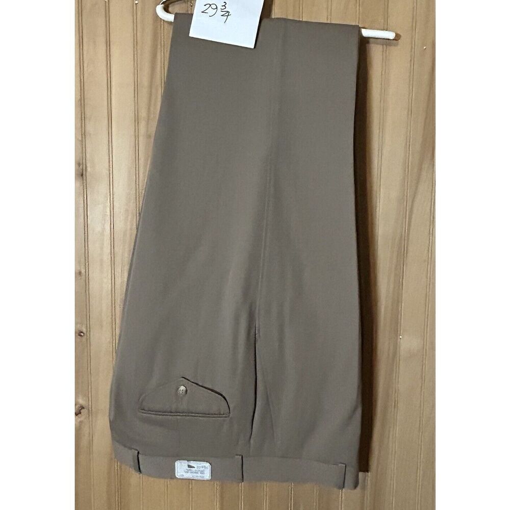 SAKS FIFTH AVENUE Cocoa Brown Dress Pants Men's 34 x 29 3/4 Wool Trousers